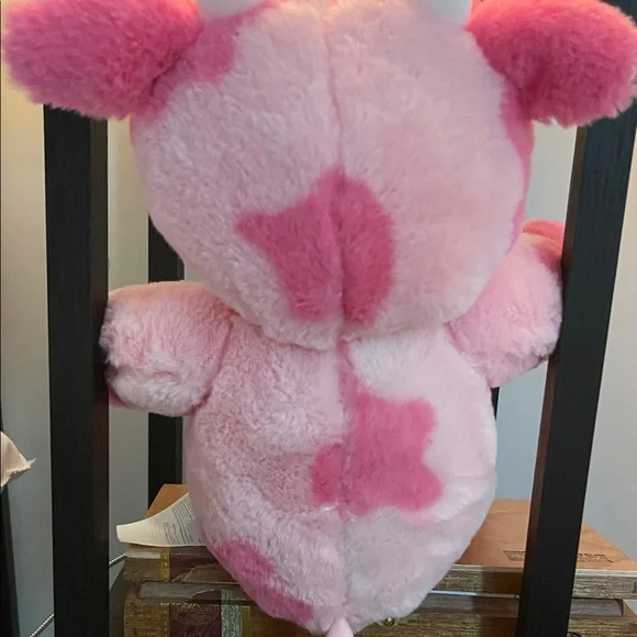 Build A Bear Strawberry Spotted Pink Plush Cow Toy - Picture 6 of 8